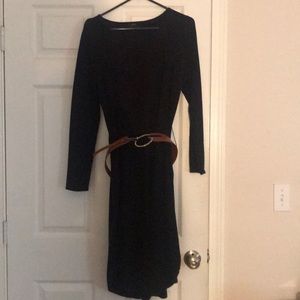 Nina Leonard Navy Dress